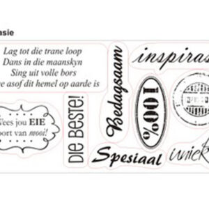 Inspirasie Clear Stamp Set
