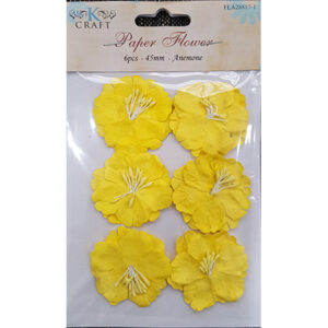 Paper Flower yellow Anemone