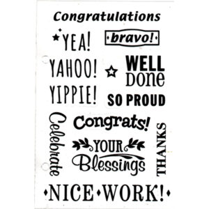Congratulations Clear Stamp Set
