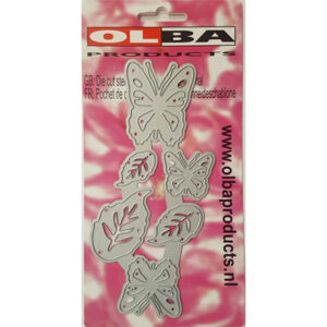 Butterfly and Leaf Die Cut